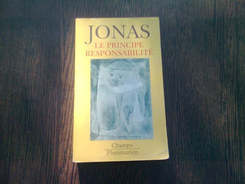 LE PRINCIPE RESPONSABILITE - JONAS  (CARTE IN LIMBA FRANCEZA(