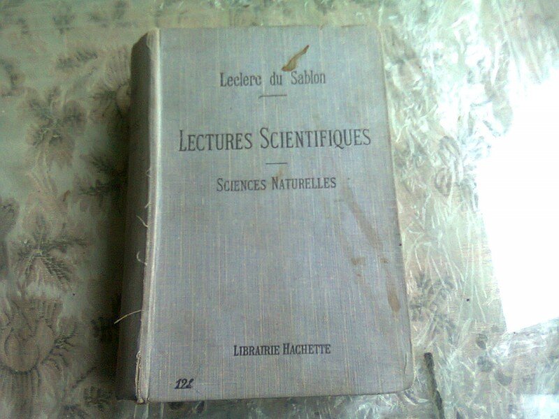 LECTURES SCIENTIFIQUES - LECLERC DU SABLON   (CARTE IN LIMBA FRANCEZA)
