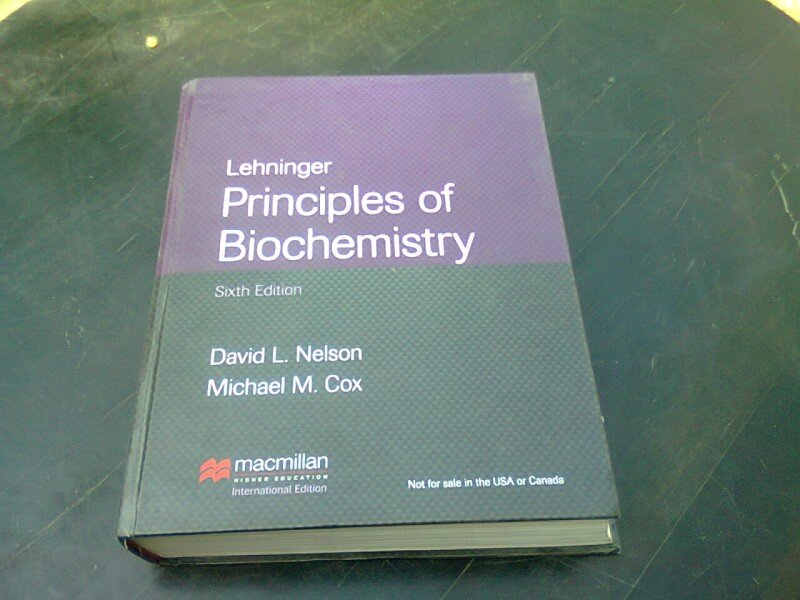 LEHNINGER. PRINCIPLES OF BIOCHEMISTRY - DAVID L. NELSON  (CARTE IN LIMBA ENGLEZA)