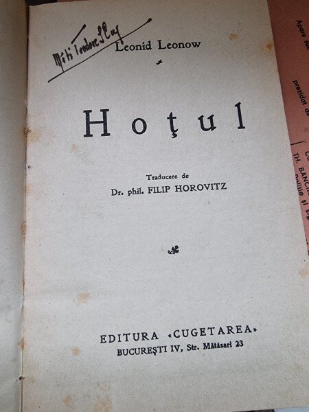 Leonid Leonow - Hotul
