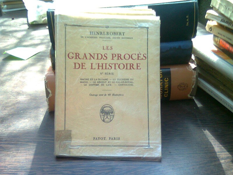 Les grands proces de l'histoire - Henri Robert  vol.V
