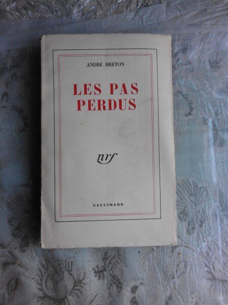 LES PAS PERDUS - ANDRE BRETON  (CARTE IN LIMBA FRANCEZA)