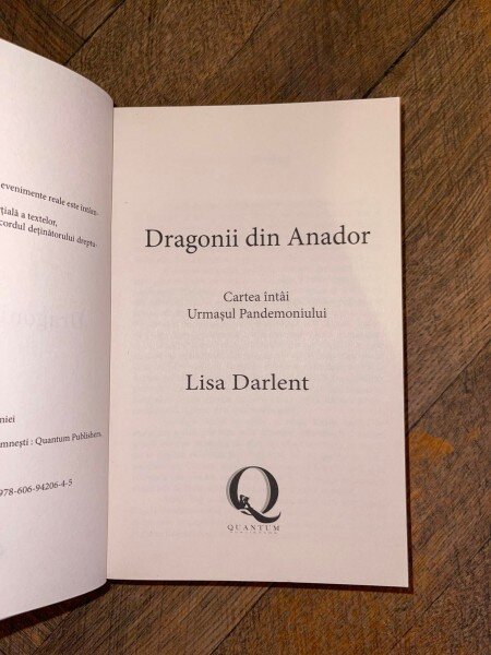 Lisa Darlent - Dragonii din Anador (volumul 1)