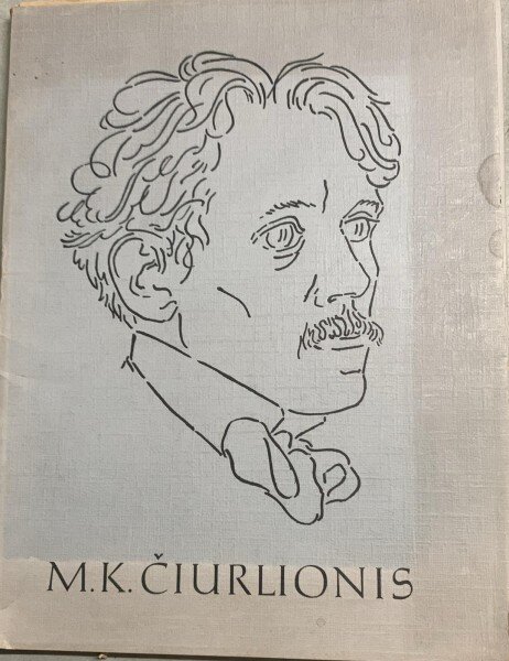 M. K. Ciurlionis - 32 de reproduceri - cu dedicatie catre Geo Dumitrescu