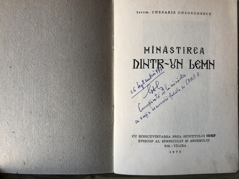 MANASTIREA DINTR-UN LEMN - IEROMONAH CHESARIE GHEORGHESCU