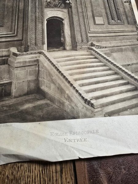 Manastirea Curtea de Argeș planșa cu heliogravura / 2 / după cliseu fotografic realizat de fotograful curții regale, I. Spirescu