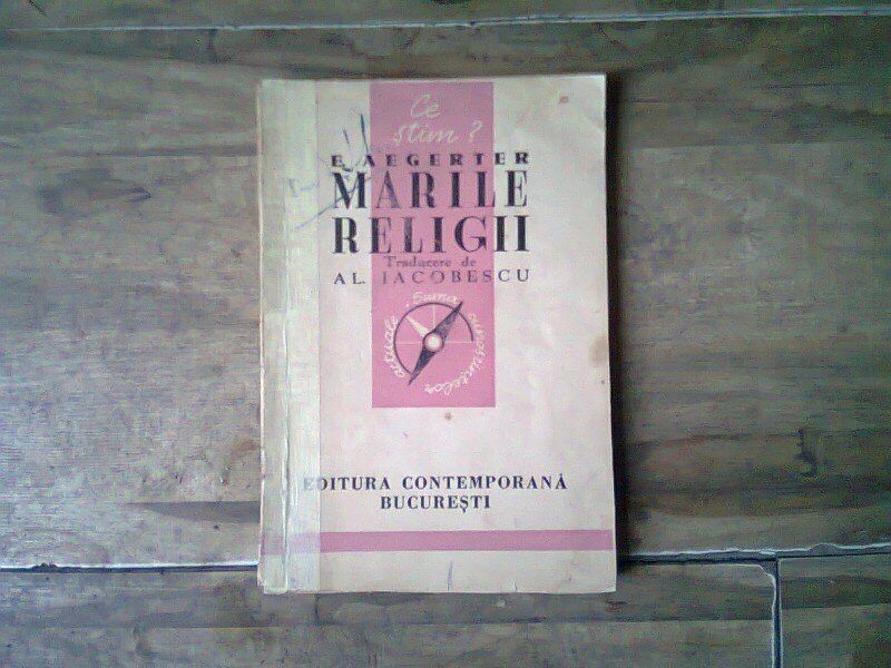 MARILE RELIGII - E. AEGERTER