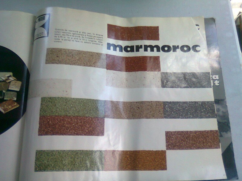 MARMURA SI PIATRA DECORATIVA DI REPUBLICA SOCIALISTA ROMANA - CATALOG
