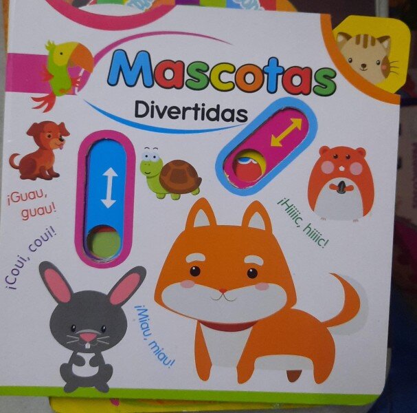 Mascotas divertidas (Animale de companie amuzante - carte in limba spaniola)