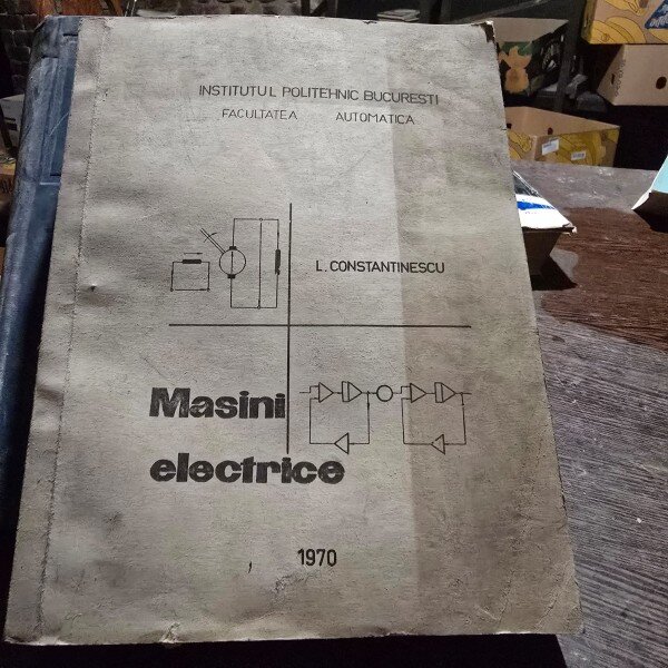 Masini electrice - L. Constantinescu
