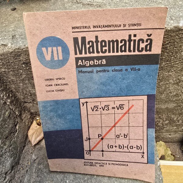 Matematica, algebra manual pentru clasa a VII-a - Tiberiu Spircu
