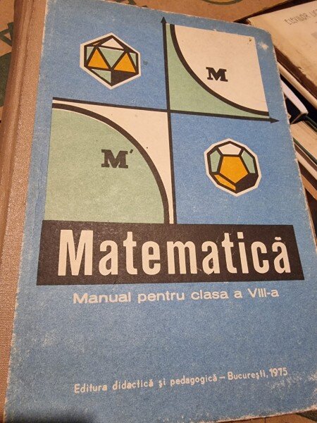 MATEMATICA MANUAL CLASA A VIII-A