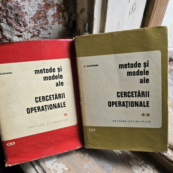 Metode si modele ale cercetarii operationale - A. Kaufmann 2 volume (1+2)