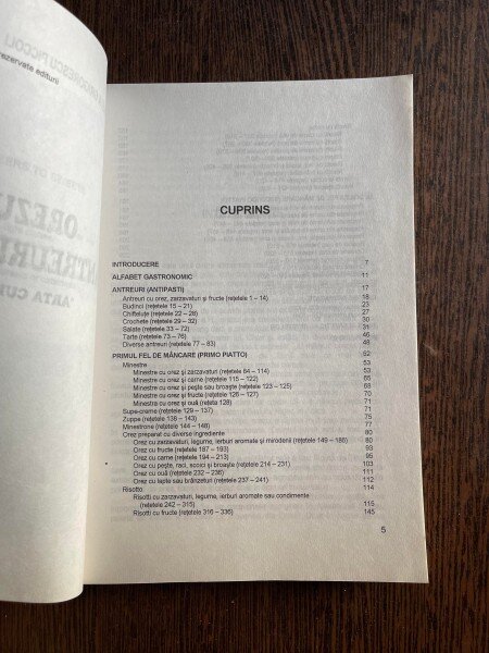 Michaela Grigorescu Piccoli - Orezul de la antreuri la dulciuri. Arta culinara italiana