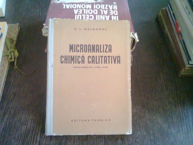 MICROANALIZA CHIMICA CALITATIVA - C.L. MALEAROV
