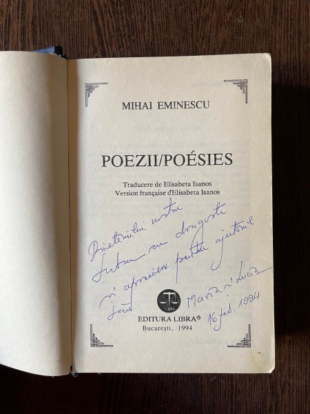 Mihai Eminescu - Poezii. Poesies (editie bilingva romana, franceza)