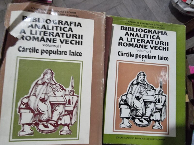 Mihai Moraru, Catalina Velculescu - Bibliografia Analitica a Cartilor Populare Laice. Partea I+Partea II vol.I - Mihai Moraru