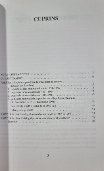 Monetele Romaniei 1867-1969 - Octavian Iliescu, Paul Radovici