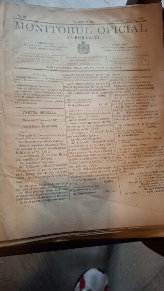 Monitorul Oficial al Romaniei - Nr. 22 - Februarie-Martie 1880