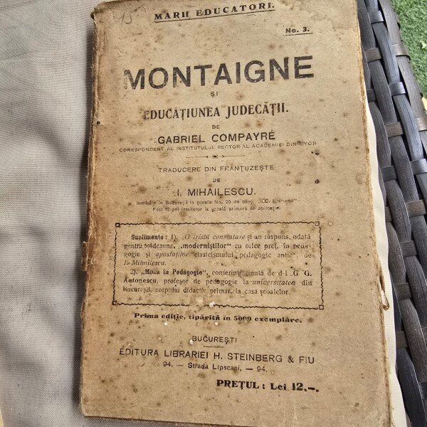Montaigne si educatiunea judecatii - Gabriel Compayre