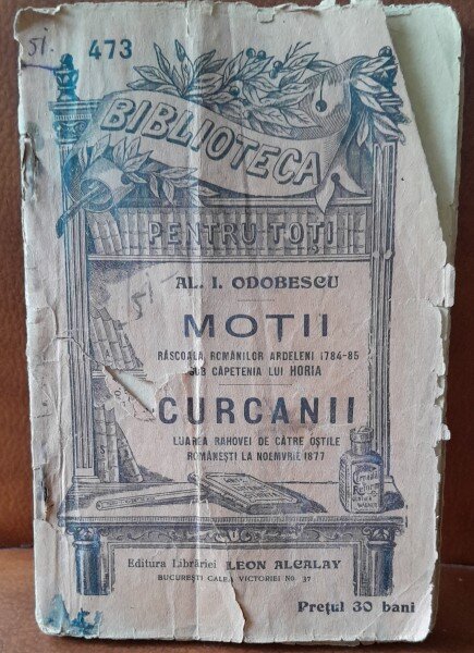Motii si Curcanii-Al. Odobescu-Rascoala romanilor Ardeal 1784-85 sub Horia
