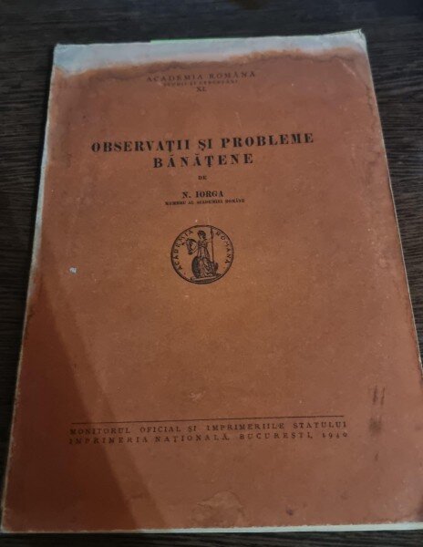 N. Iorga - Observatii si probleme Banatene
