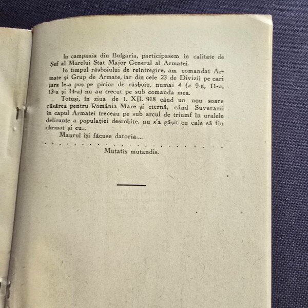 Notite zilnice din Război (1914-1918) - Maresal Alexandru Averescu volumul I+II