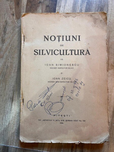 NOTIUNI DE SILVICULTURA - IOAN SIMIONESCU