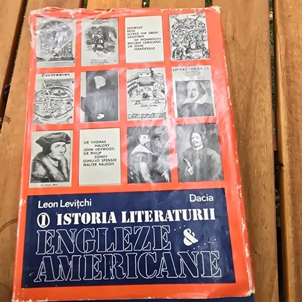 O ISTORIE A LITERATURII ENGLEZE SI AMERICANE - LEON LEVITCHI  VOL.1