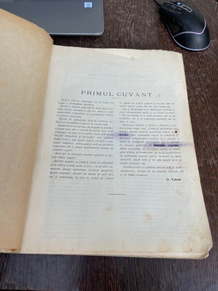 O. Tafrali Arta si Arheologia (vezi descriere)