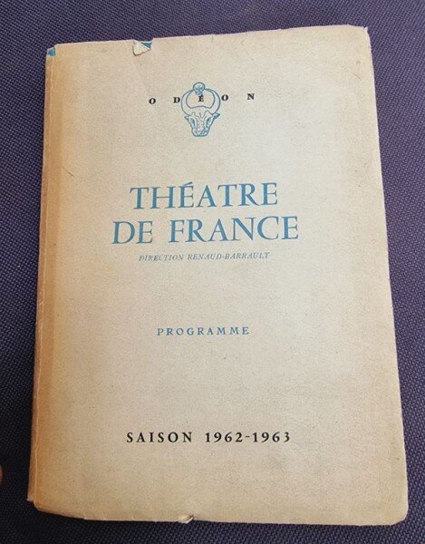 Odeon Theatre de France Programme saison 1962-1963  (Les rhinocheros - Ionesco)