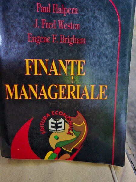 Paul Halpern - Finante manageriale
