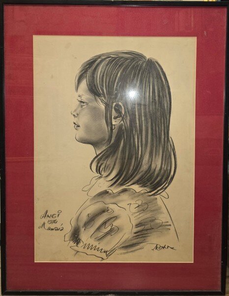 Tablou Portret de fetita - Mamaia (1974)