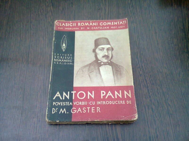 POVESTEA VORBII - ANTON PANN