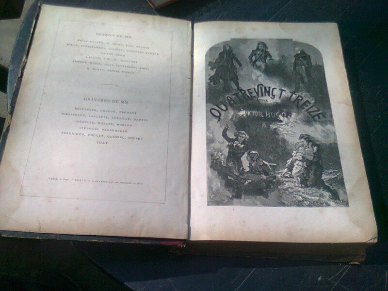 QUATREVINGT TREIZE - VICTOR HUGO  (CARTE IN LIMBA FRANCEZA)