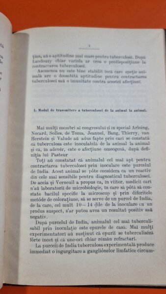 Raport asupra lucrarilor intaiului Congres pentru Studiul Tuberculozei, Paris 1888 - D.Z. Petrescu