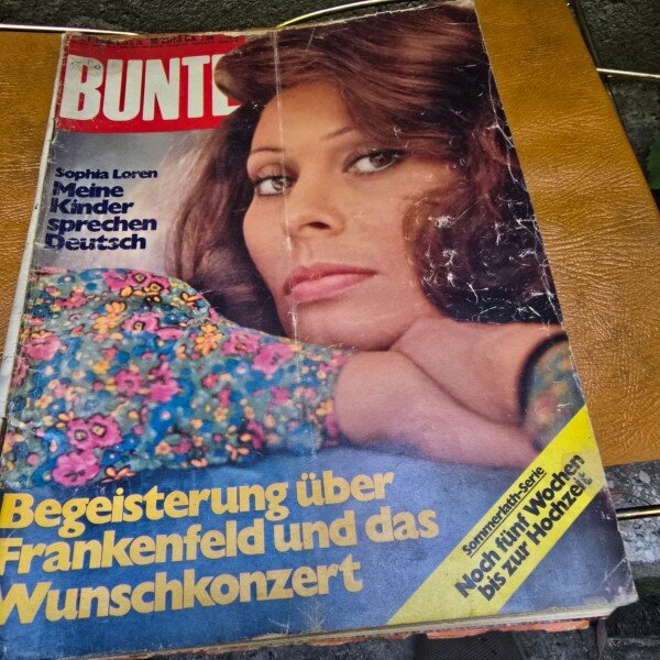 Revista Bunte nr.21/1976  (Sophia Loren)