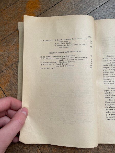 Revista clasica Orpheus Favonius Anul V Nr. 1 Ianuarie-Martie 1929