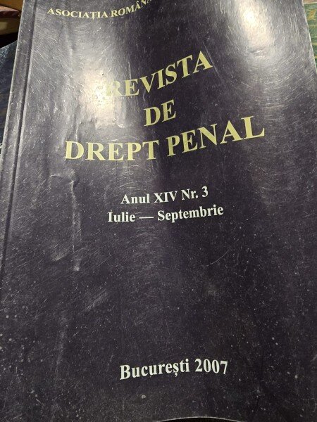 Revista de drept penal nr.3/2007
