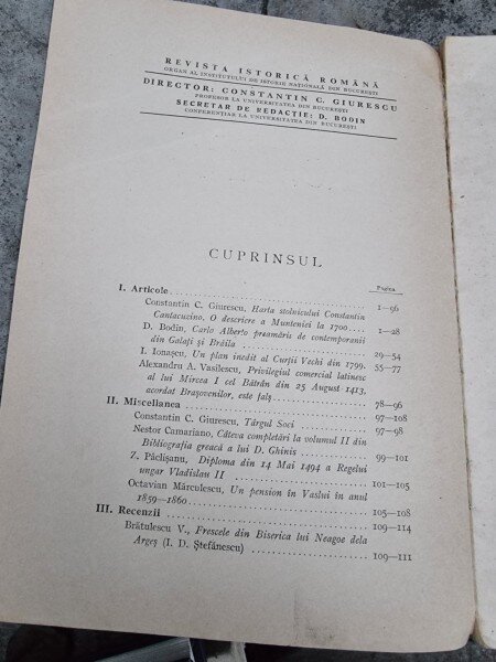 REVISTA ISTORICA ROMANA, VOL. XIII, FASC.I/MCMXLIII