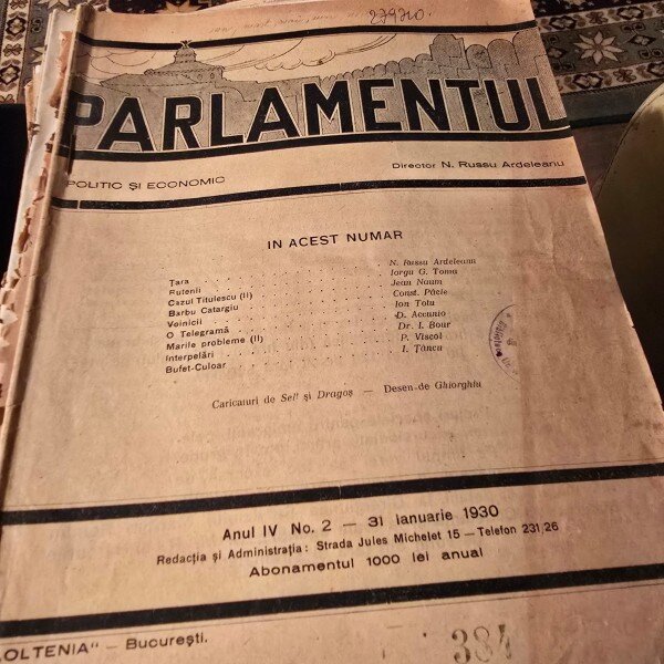 Revista Parlamentul nr.2/1930