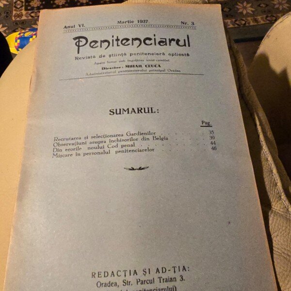 Revista Penitenciarul nr.3/1937