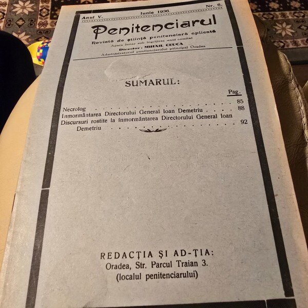 Revista Penitenciarul nr.6/1936
