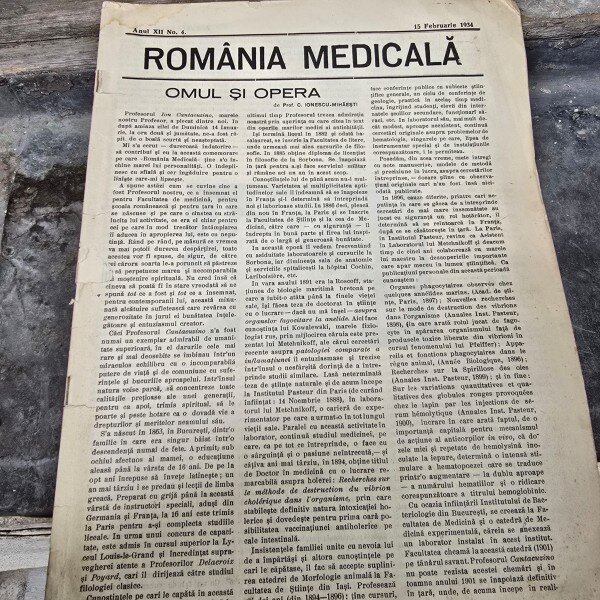 Revista Romania Medicala nr.4/1934