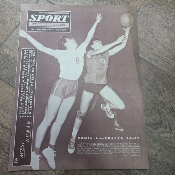 Revista Sport Nr. 7 (78) Aprilie 1962 Anul V (XV)