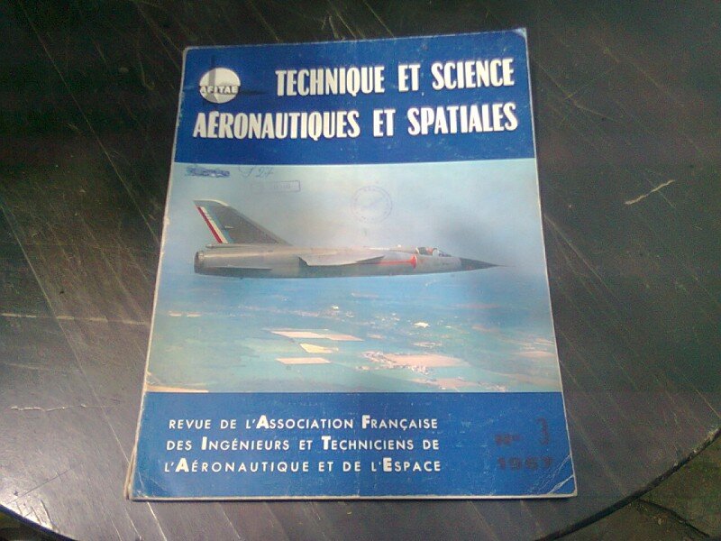 REVISTA TECHNIQUE ET SCIENCE AERONAUTIQUES ET SPATIALES NR.3/1967  (TEXT IN LIMBA FRANCEZA)