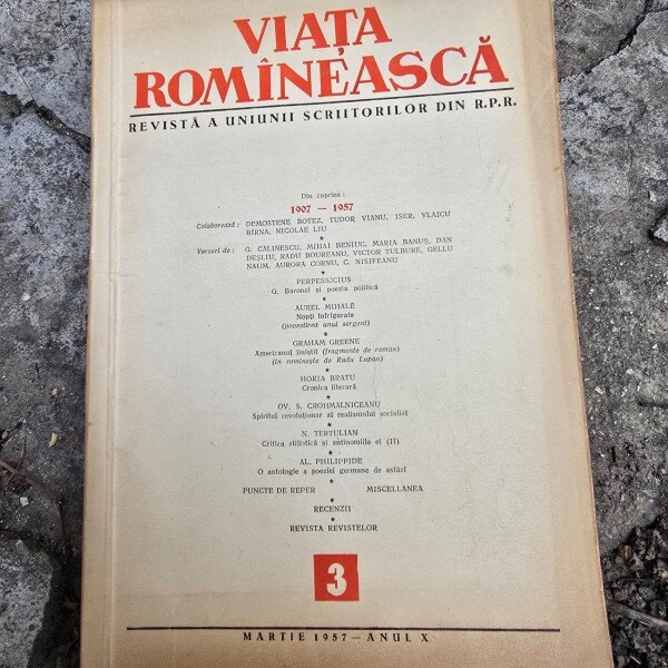 Revista Viata Romaneasca Nr. 3/1957