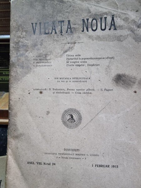 Revista Vieata Noua Nr. 24 Februarie 1913