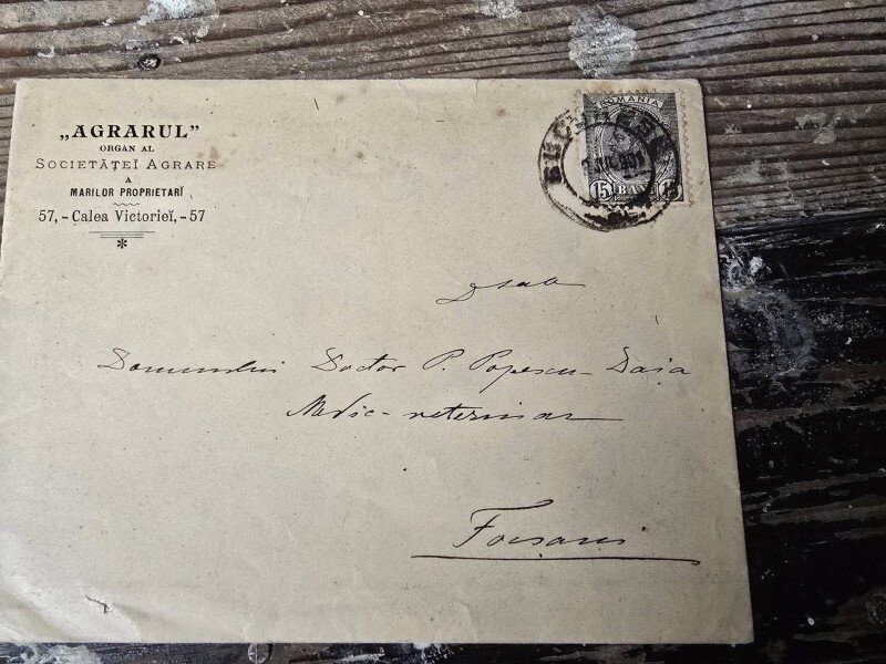 Scrisoare a lui Vasile Kogalniceanu