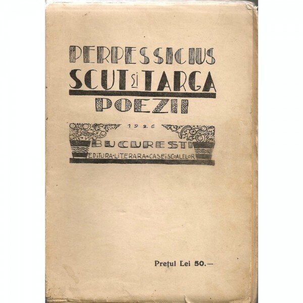SCUT SI TARGA - PERPESSICIUS   (POEZII)